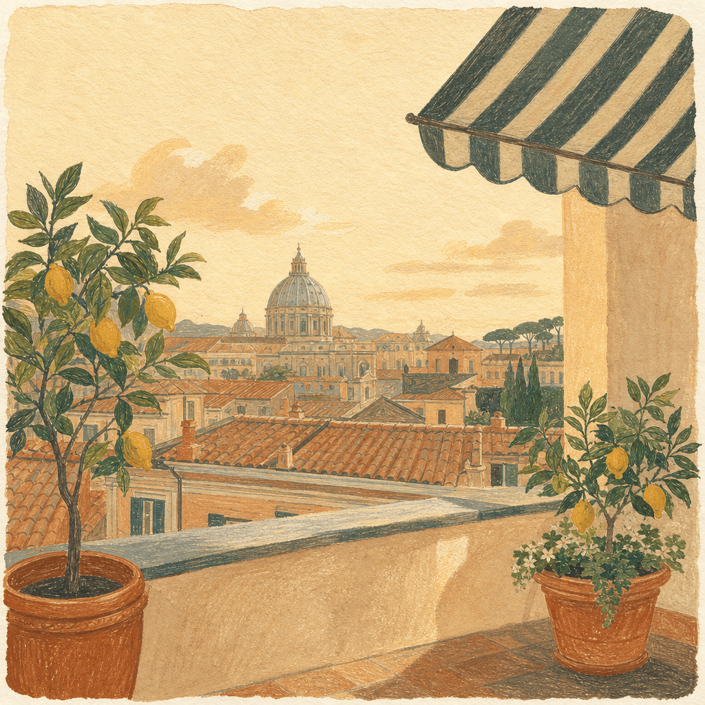 Terrace in Trastevere